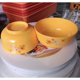 🍛Set 10 Chén CƠM Nhựa Dẻo, HOA CÚC, Dày, Chắc (Rộng 11cm)