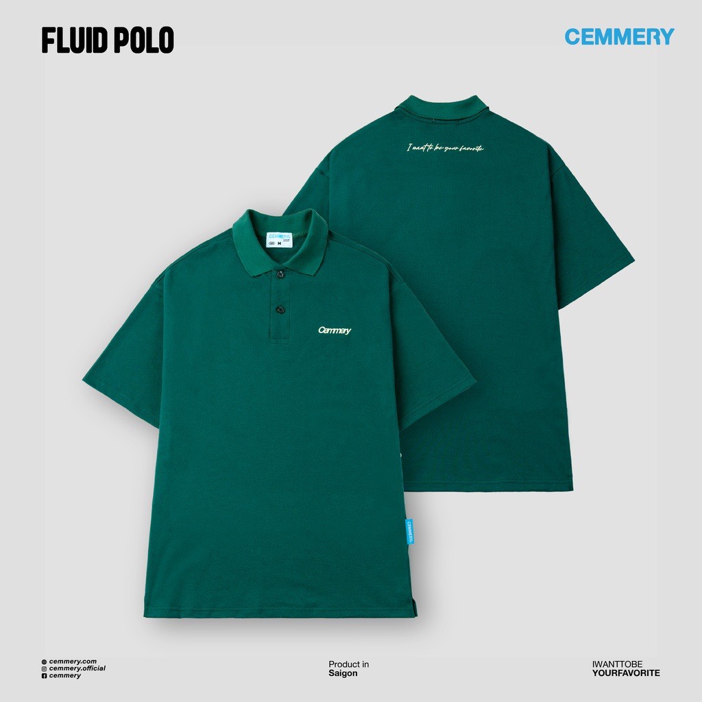 Áo Polo Cemmery Unisex nam nữ,Polo Bassic Cemmery