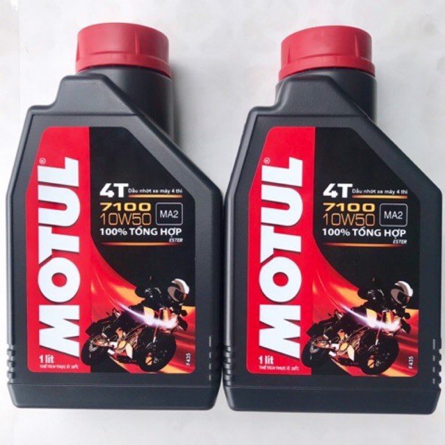 Dầu Nhớt Xe Máy 4 Thì Motul 7100 4T 10W50 MA2 (100% Tổng Hợp - Ester) 1 Lít – Hàng Chính Hãng – DV AUTOMART