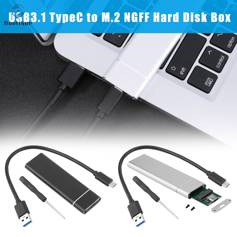 Hộp Đựng Chuyển Đổi Usb 3.1 Type C Sang M.2 Pcie Ssd Cho Nvidia Sata Ssd