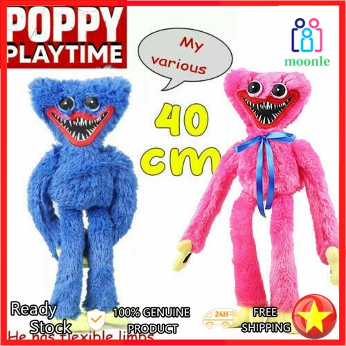 40 cm Huggy Wuggy Đồ chơi sang trọng Cây thuốc phiện Playtime Hình Búp bê sang trọng Đồ chơi kinh dị nóng bỏng