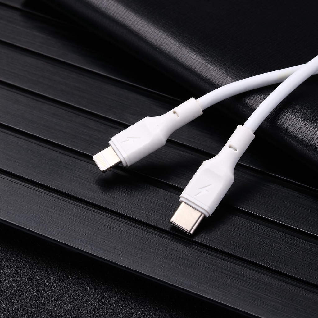 Cáp sạc nhanh USB type-C sang Lightning 1m 2.4A 5V 12W cho iPhone 7 8 XS XR 11MaxPro