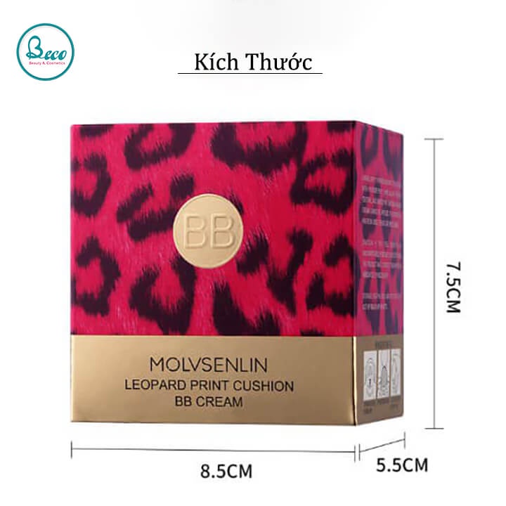 Phấn nước Molvsenlin Leopard in Cushion Bb Cream - BECO BC1315