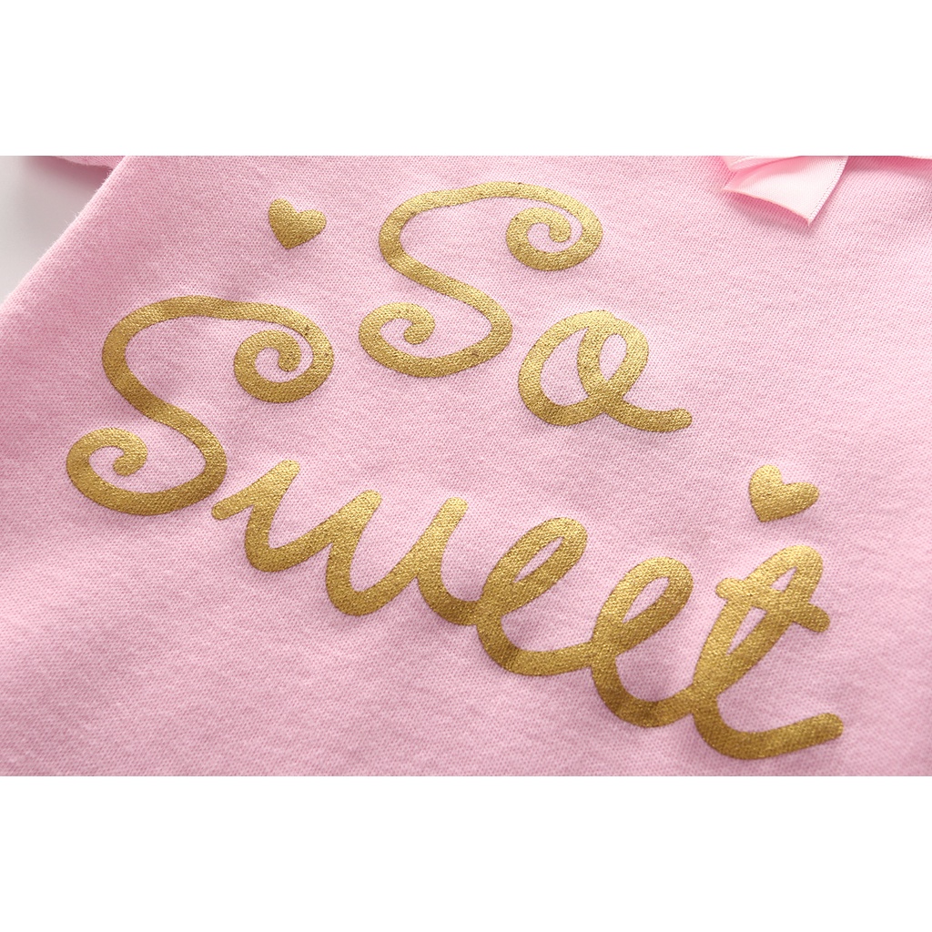 5 cái áo liền quần cho bé sơ sinh bộ bodysuit cho bé quần áo màu hồng quần áo sơ sinh 100% cotton quần áo ngắn tay mùa hè 0-12 tháng