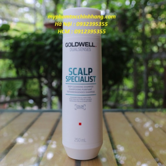 Dầu gội trị da đầu dầu Goldwell Deep cleansing shampoo 250ml