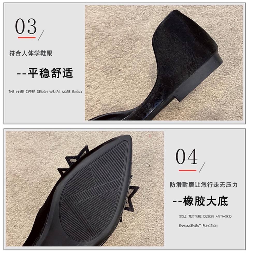 Pointed Bow Bean Bean Shoes Female 2021 Summer New Korean Version Of The Wild Flat Comfort Grandma Shoes Scoop Shoes Sin