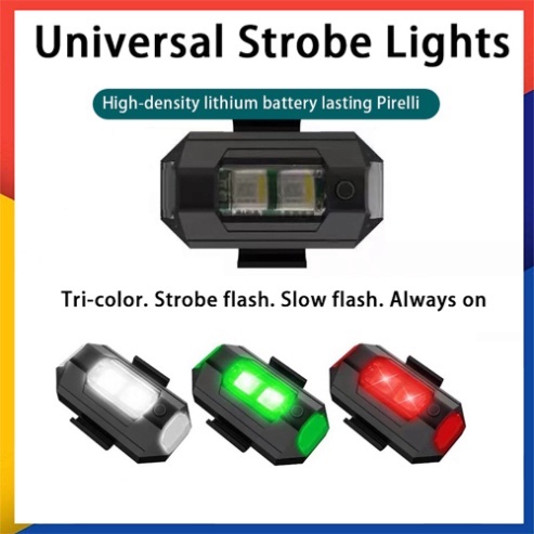 Đèn nhấp nháy cảnh báo gắn xe máy bay điều khiển từ xa có thể sạc lại