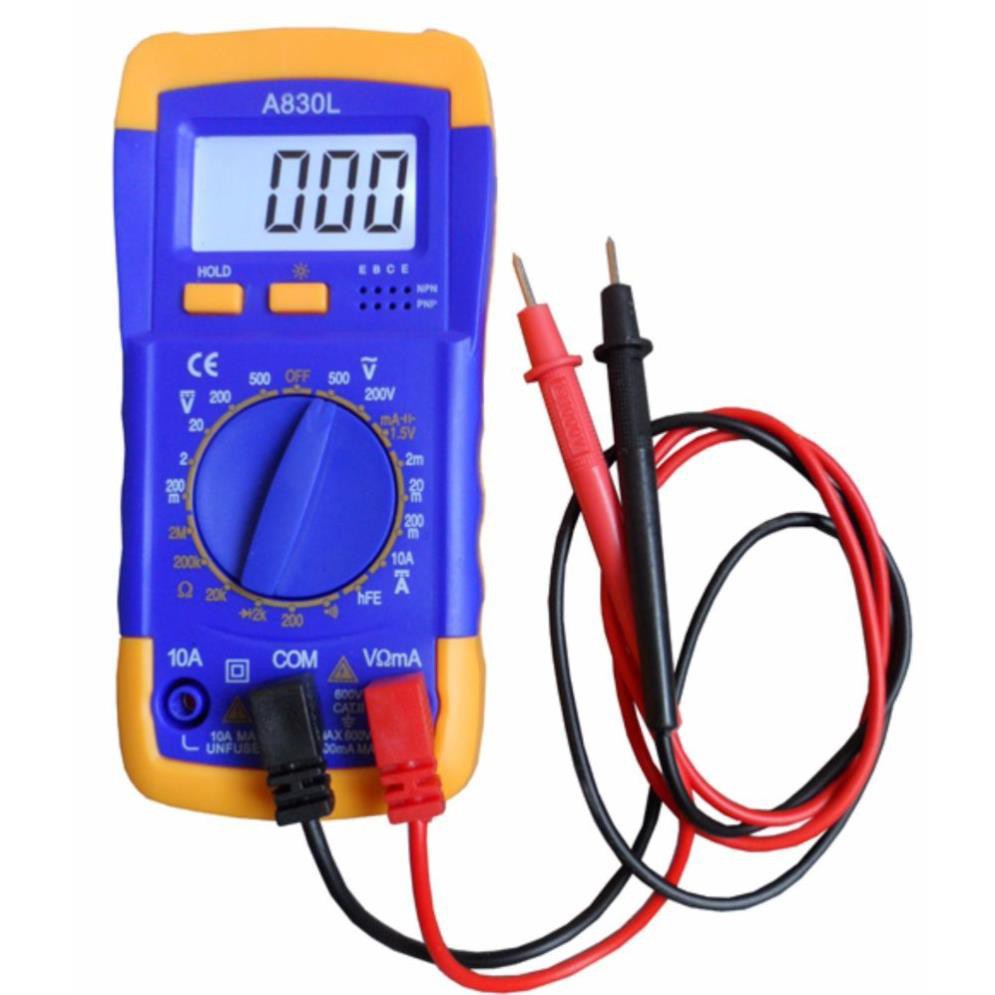 [FREE SHIP =&gt; 50K ] Đồng hồ đo vạn năng Digital Multimeter A830L kèm Mỏ hàn chì 60w