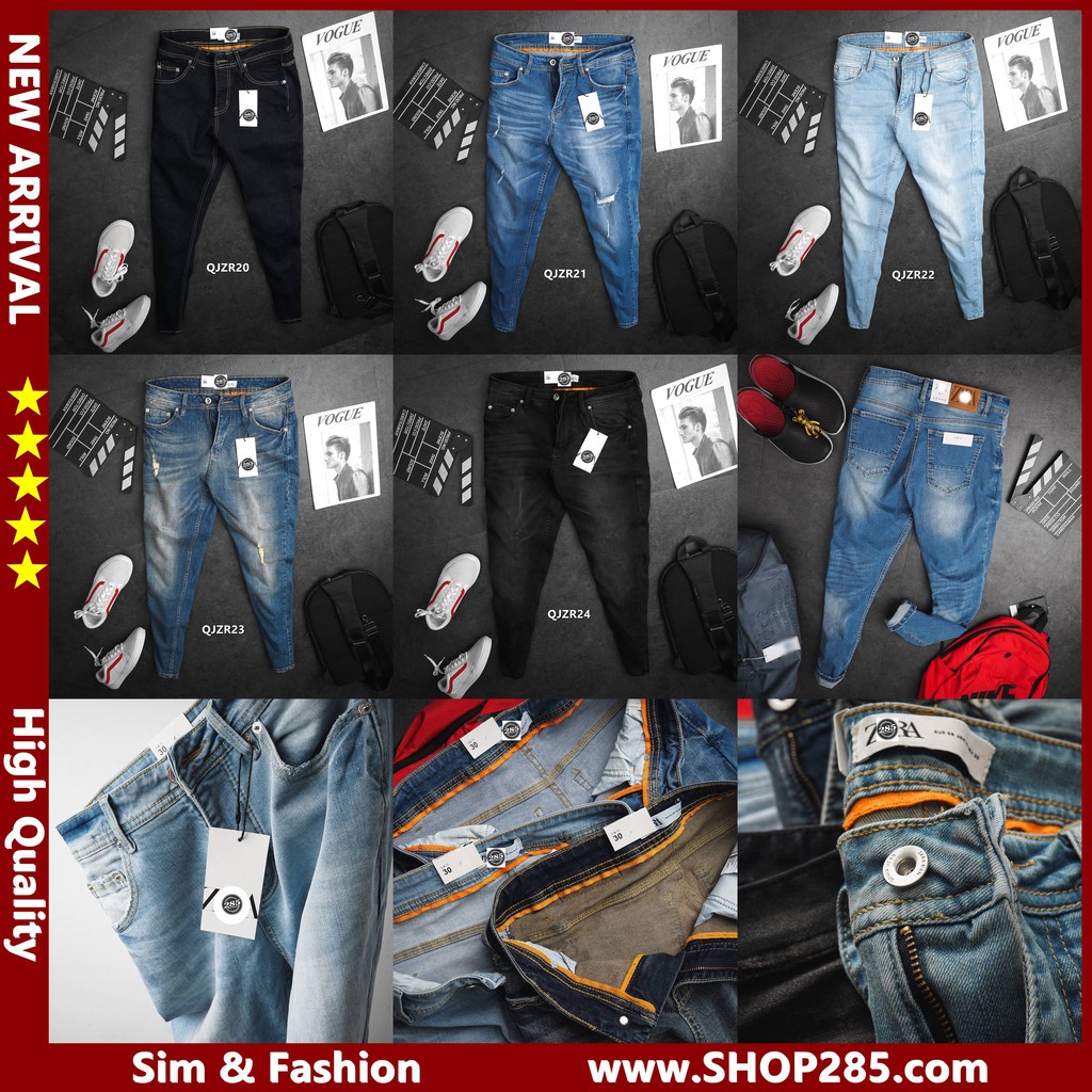 ❤️OK KO ĐẸP THÌ THÔI LUÔN ❤️ QJZR2❤️Quần Jean Nam thời trang trẻ Z.R❤️from SlimFit Đẹp Nhất❤️chất co Giãn Thoải Mái❤️