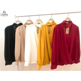 [SALE MẠNH] Áo sơ mi cổ choker chất liệu mát mịn