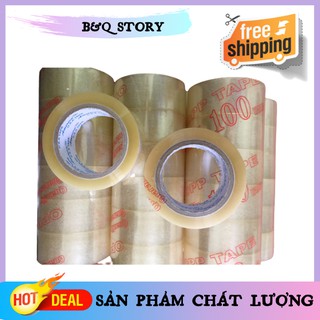 [GIÁ SỈ/LẺ] CUỘN BĂNG KEO ĐÓNG HÀNG 100 yard 4.8cm Dày 5 Li 1.4kg