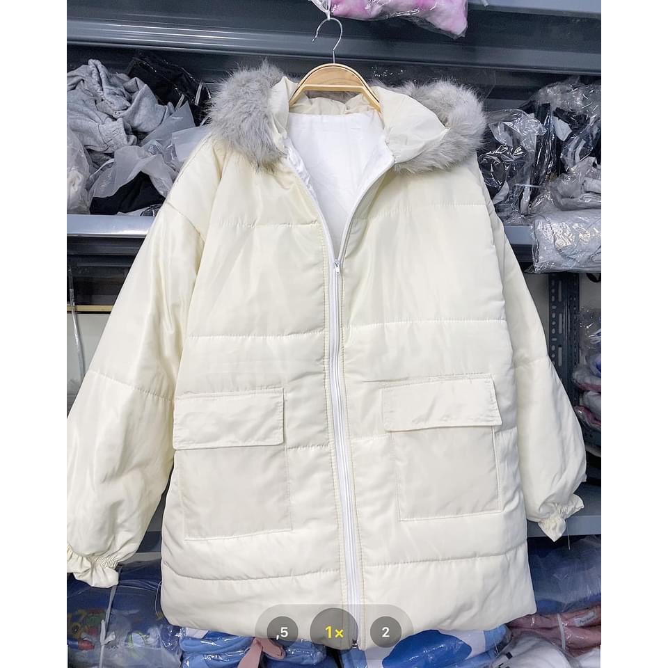 Áo khoác phao nữ mùa đông cực ấm HOT 2020 phong cách phong cách ulzzang Hàn Quốc có ảnh thật | BigBuy360 - bigbuy360.vn