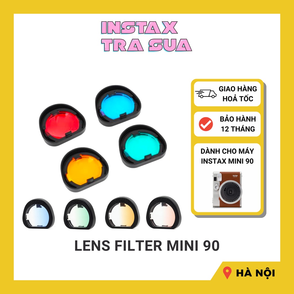 Lens Filter Màu Dành Cho Máy Chụp Ảnh Lấy Liền Instax Mini 90