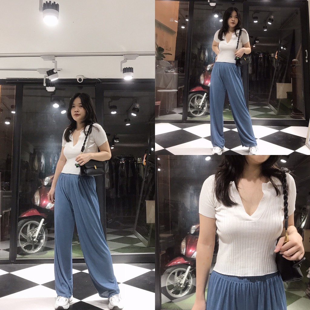 ÁO LEN GÂN CỔ ĐỨC 14300 | BigBuy360 - bigbuy360.vn