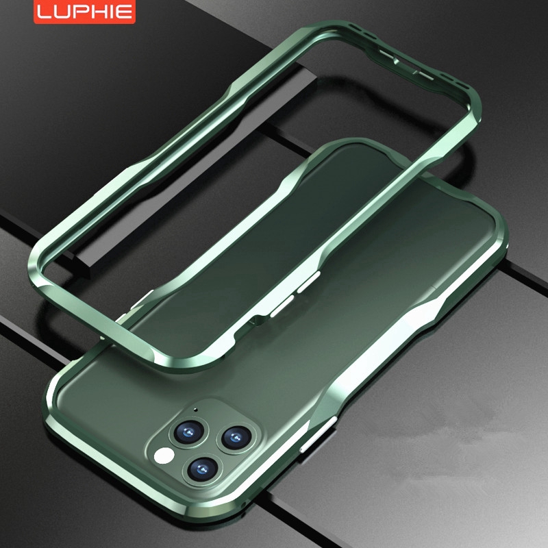 Ốp điện thoại cứng siêu mỏng khung nhôm chống sốc cho compatible for iPhone 11 Pro Max