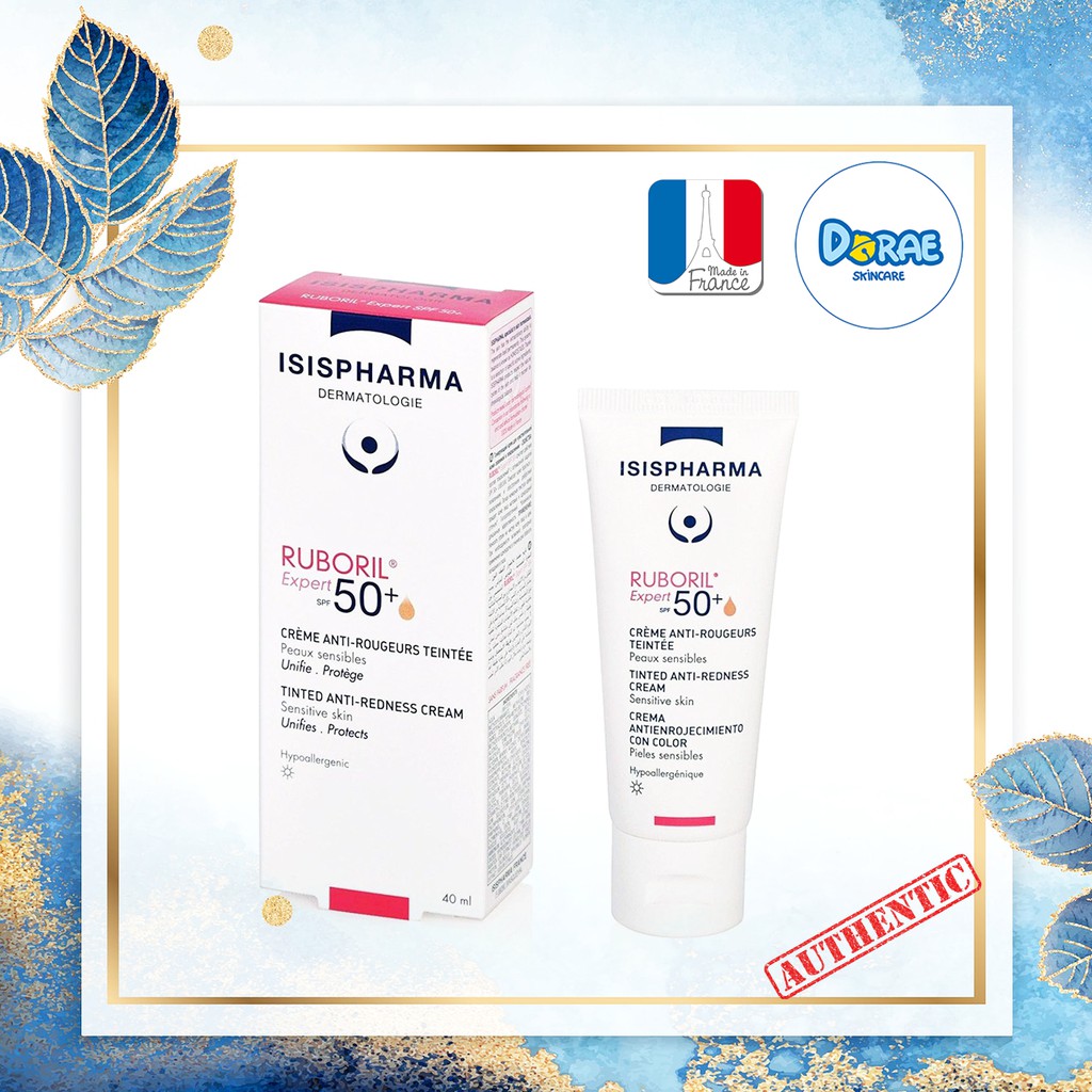 ✅[Hàng Auth_Giá Sỉ] Kem chống nắng dành cho da mụn trứng cá, da nhạy cảm và da thường ISIS Pharma Ruboril Expert 50+