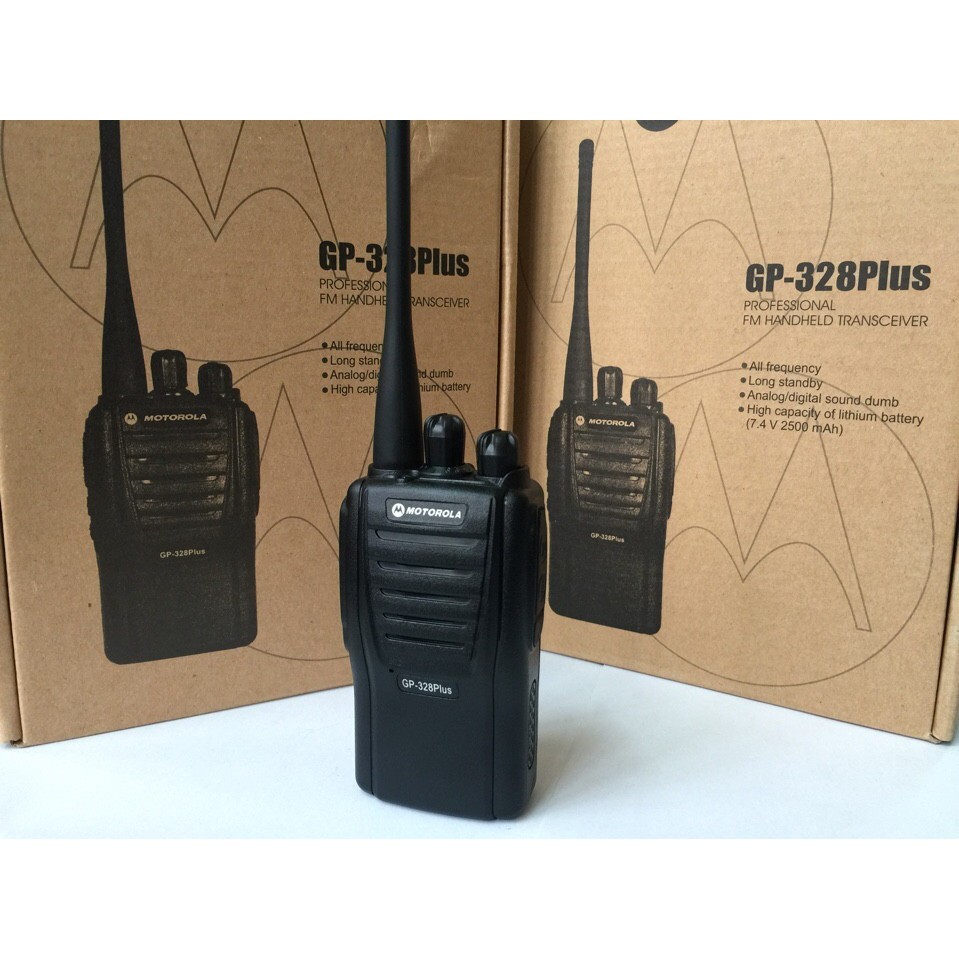 Bộ đàm cầm tay ⚡ Bộ đàm Motorola GP-328 Plus ⚡ -Âm thanh sắc nét