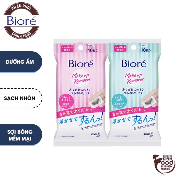 Khăn Tẩy Trang Bioré Cleansing Cotton