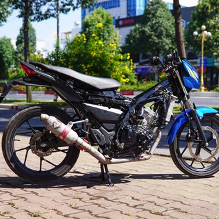 Cổ pô đua WRX RS150 size 33.5 - 35 - 51 cho Satria Raider Fi