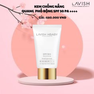 Kem chống nắng thế hệ mới LAVISH 7 tầng chống tia cực tím 30ml