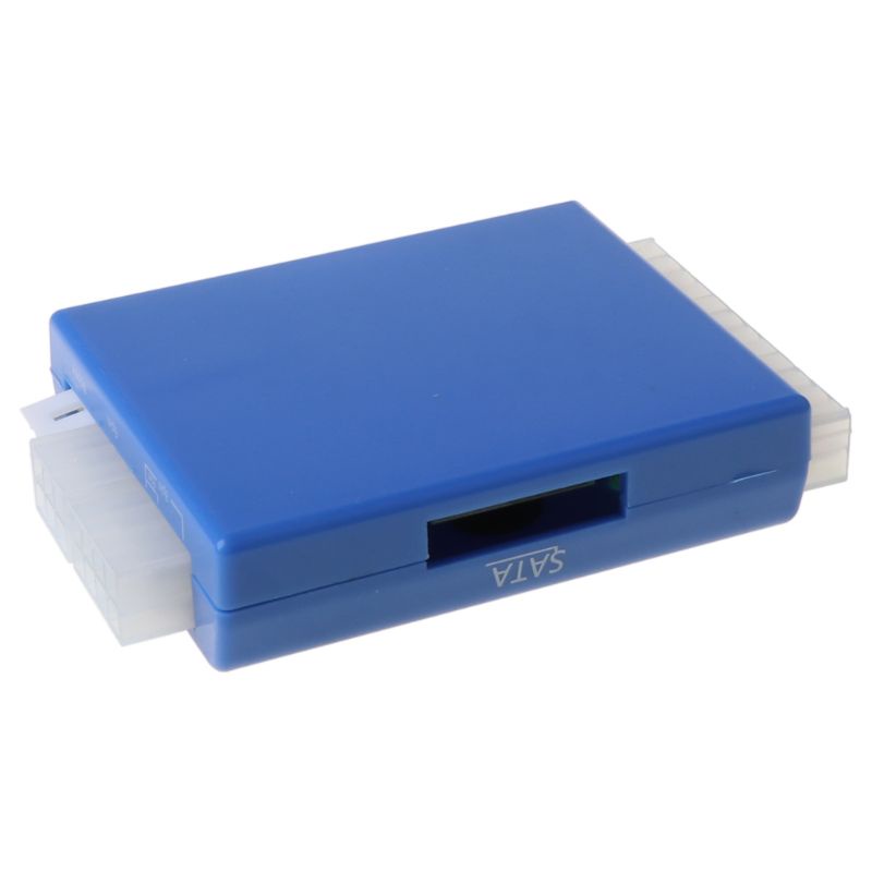 1 Dụng Cụ Kiểm Tra Nguồn Điện Màu Đen PC 20 24 Pin PSU ATX