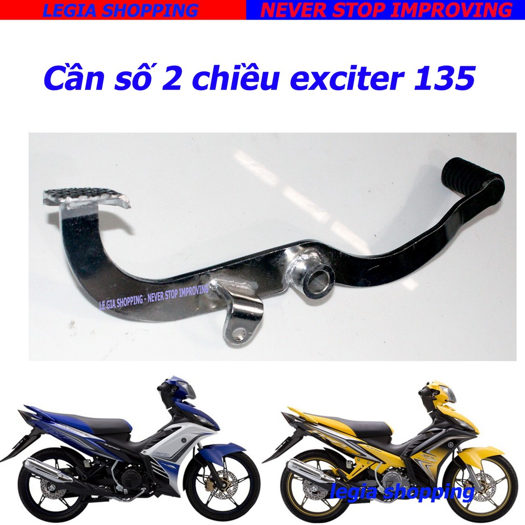 Cần số 2 chiều exciter 135 loại 1 xi đẹp.