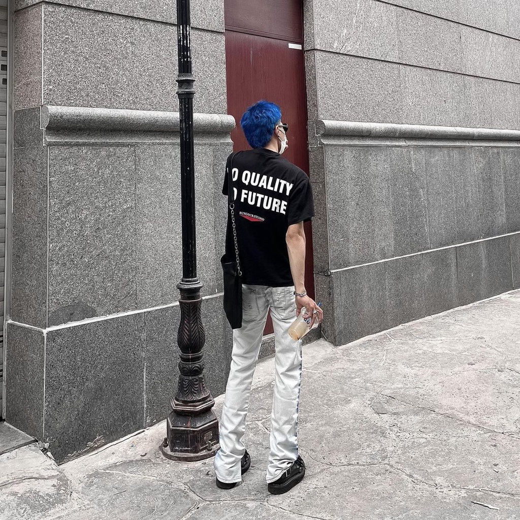 Aó Thun Form Boxy - NQNF Tee - HUNGOCB STUDIO