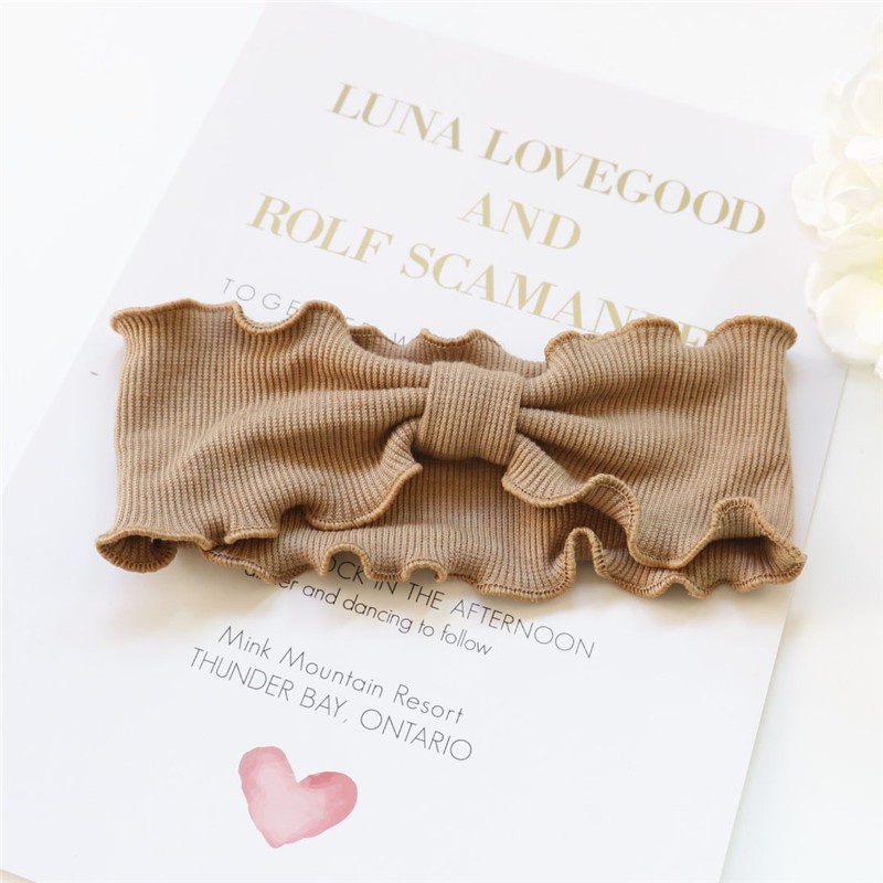 Băng Đô Xoắn Trang Trí Hoa Nhiều Màu Sắc Xinh Xắn Cho Bé