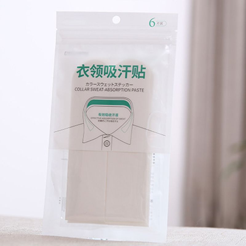 6 Miếng Dán Thấm Hút Mồ Hôi Dùng Một Lần Tiện Lợi