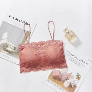 Lace Linen No String Bra