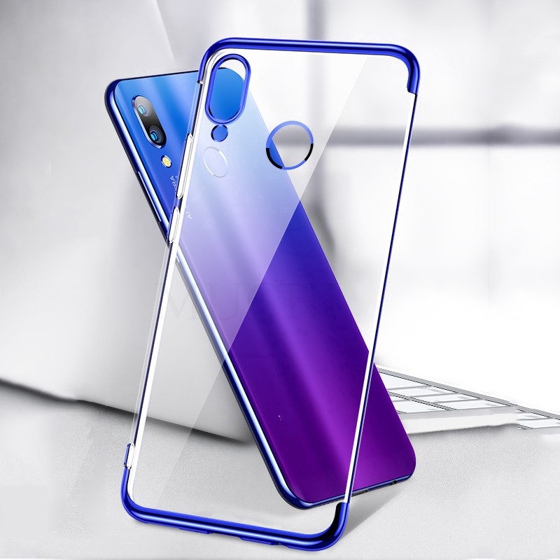 Ốp lưng mỏng viền mạ màu cho điện thoại Huawei Nova 5 5T 5i Pro 4 4i 4e 3 3i 3e 2 Plus 2i 2s