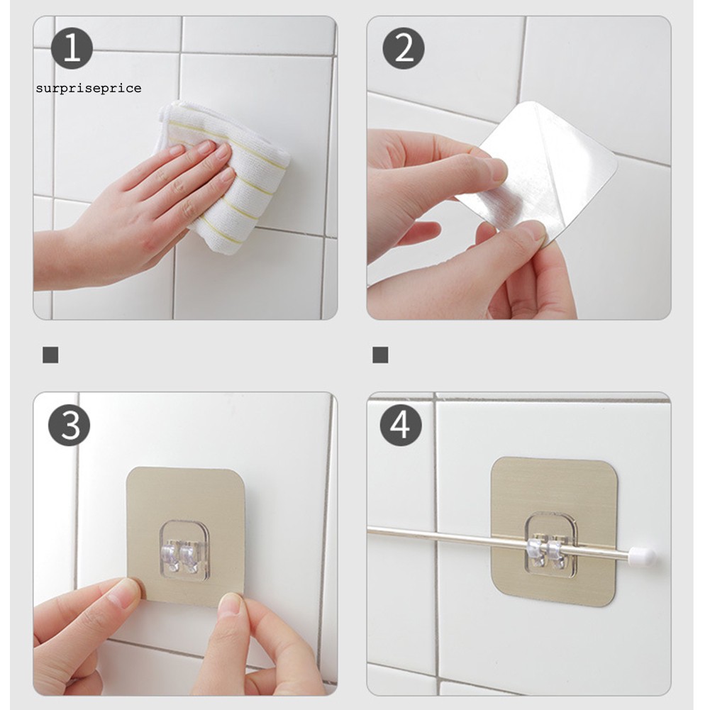 [ HÀNG có sẵn ] móc dán tường treo đồ tiện lợi