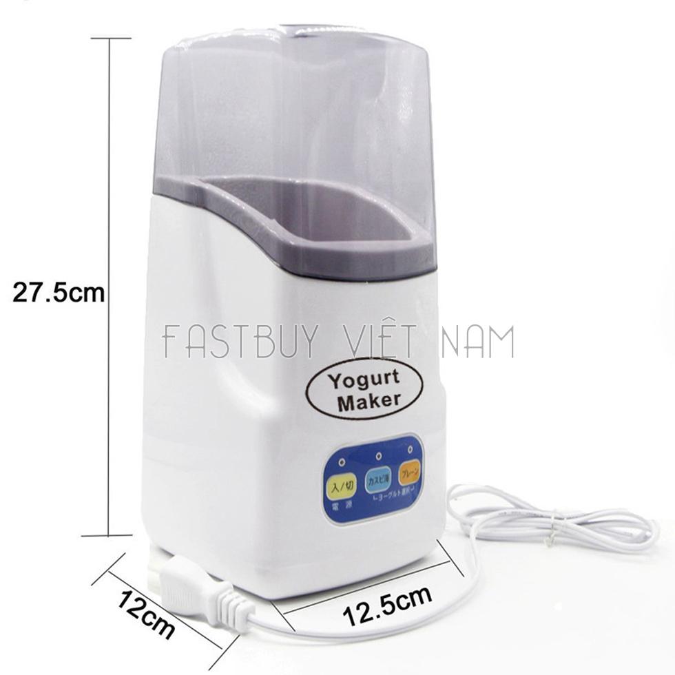 Máy làm sữa chua Yogurt Maker 3 Nút  Vận Hành Máy Một Cách Đơn Giản, Dễ Dàng Vệ Sinh