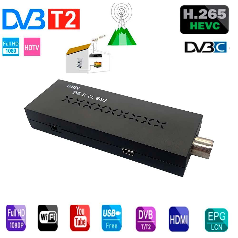 Thiết Bị Giải Mã Vệ Tinh Kỹ Thuật Số DVB T2 MINI 1080P DVB C H.265 TV DVB T2 TV Và Phụ Kiện