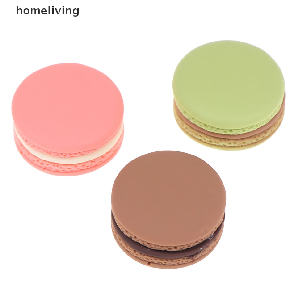 Set 10 Bánh Macaron Tỉ Lệ 1 / 12 Xinh Xắn Cho Nhà Búp Bê