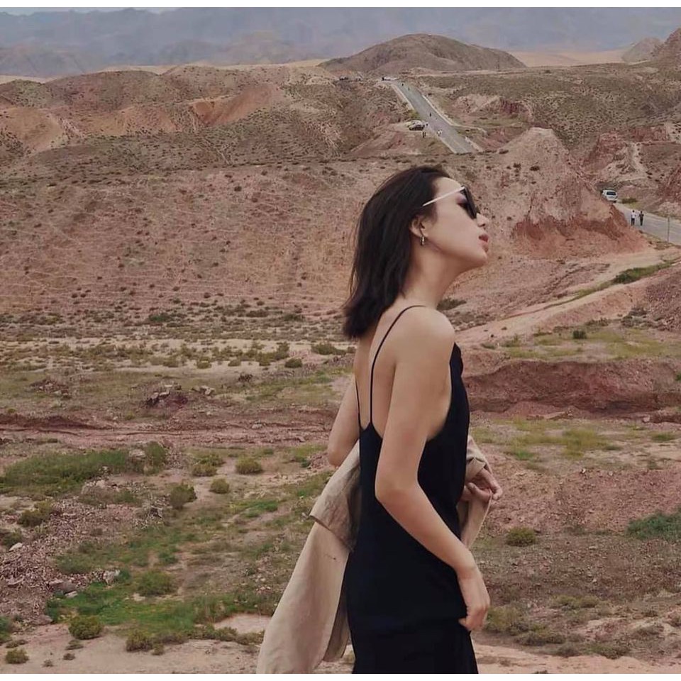 Váy 2 dây hở lưng nữ - Đầm dự tiệc dáng suông ôm body, thun co dãn tôn dáng SIÊU ĐẸP | BigBuy360 - bigbuy360.vn