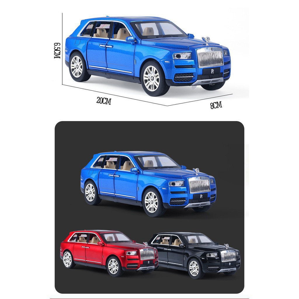 Mô hình siêu xe Rolls Royce Cullinan tỉ lệ 1:24 Hãng Chezhi