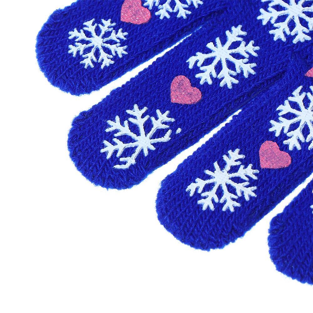 Găng Tay Thể Thao Mùa Đông In Họa Tiết Hoạt Hình Dễ Thương Cho Bé