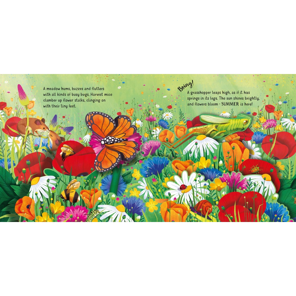 Sách Tiếng Anh Usborne lật mở - Pop up Seasons