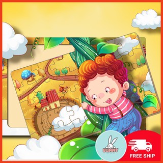 [30 miếng] Đồ chơi tranh ghép hình gỗ puzzle - Bộ ghép hình - Tranh xếp hình