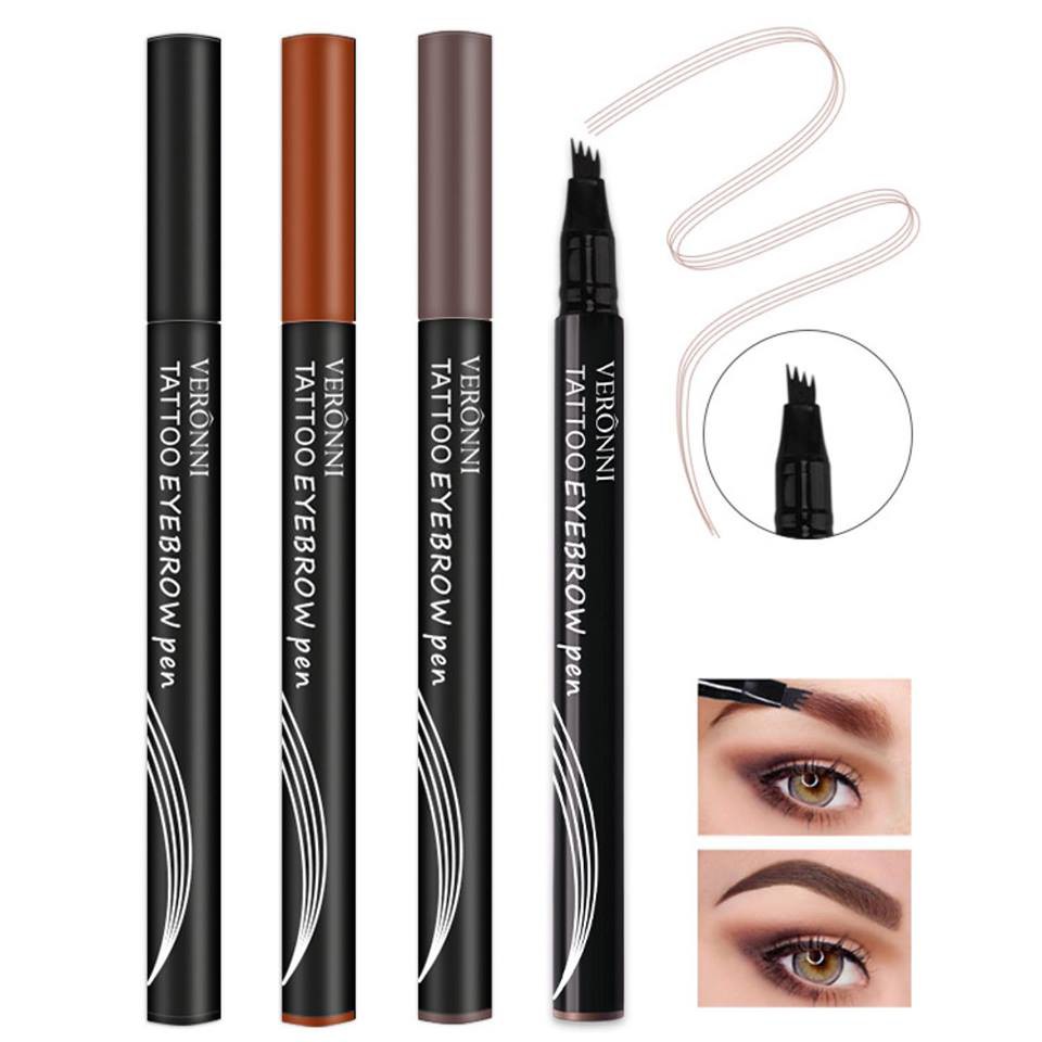 Bút Kẻ Mày Điêu Khắc - Microblading Liquid Waterproof Tattoo Eyebrow Pen sợi mảnh nét,đầu 4D tiện dụng kẻ sợi siêu thật | BigBuy360 - bigbuy360.vn