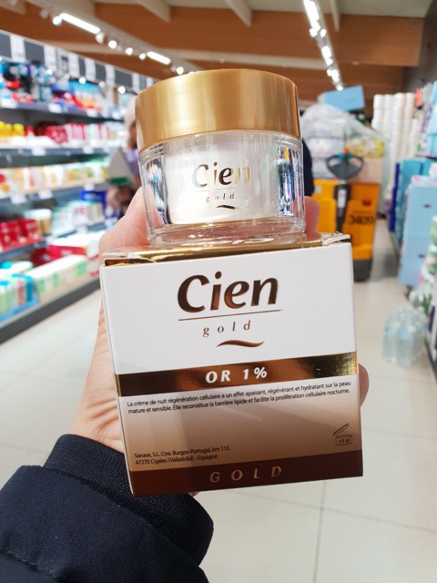 KEM DƯỠNG CHỐNG LÃO HÓA TỪ TINH CHẤT VÀNG CIEN GOLD CRÈME ANTI-ÂGE 50ML