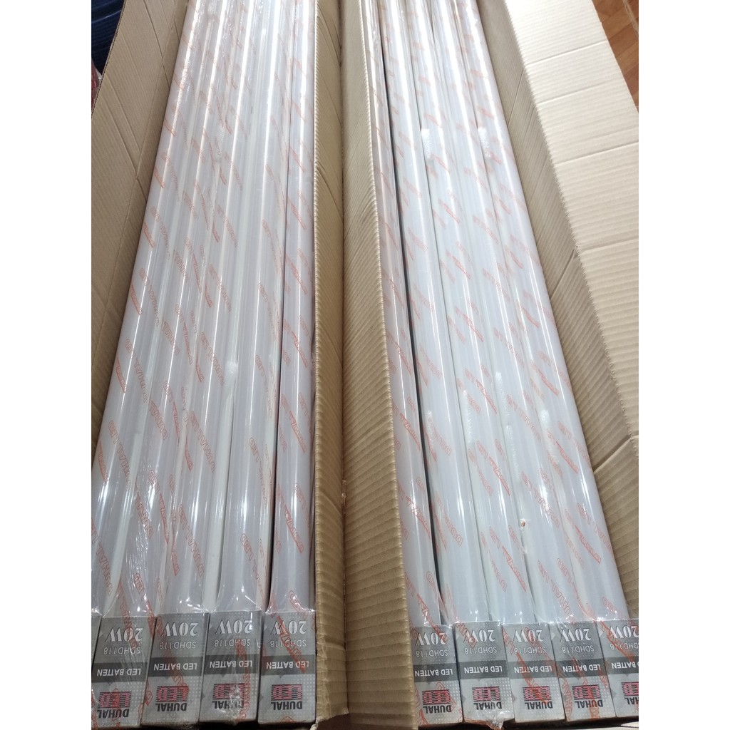 Bộ Máng + Đèn Led Tuýp T8 nhựa PC chống cháy Duhal