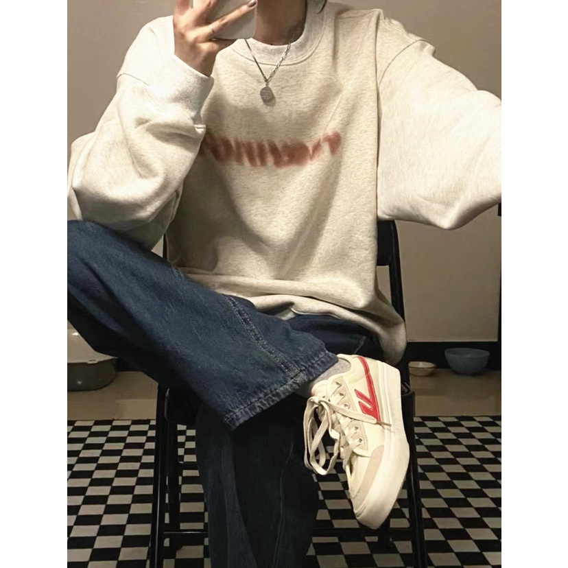 NRVP Áo Hoodie Nữ Tay Dài Dáng Rộng Thời Trang Phong Cách Hàn Quốc