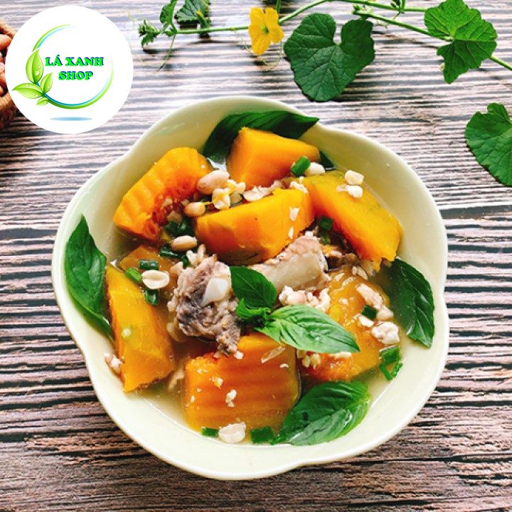 Hạt giống Bí Đỏ Tròn Trồng Quanh Năm, Sinh Trưởng Mạnh Trái To 1.5-1.8 kg (gói 1 gram) - Hạt giống Rạng Đông
