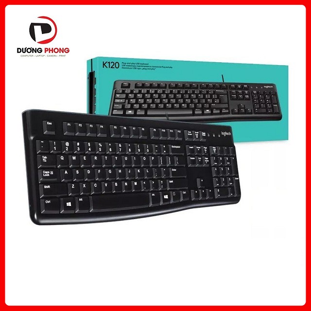 Bàn phím có dây Logitech K120 cổng USB