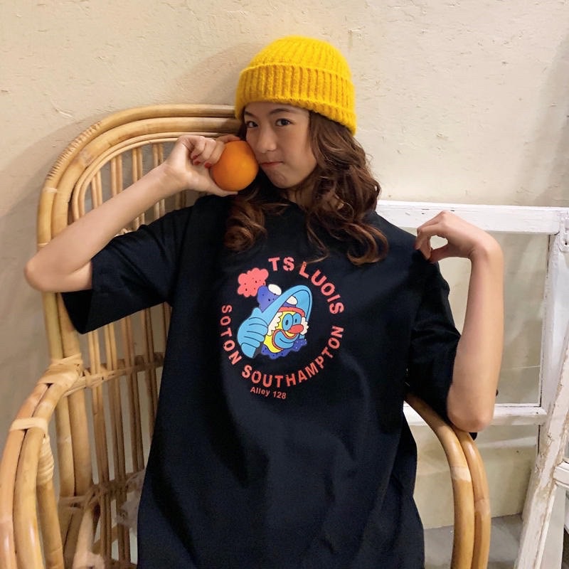 Áo thun phông PINK tay lỡ form rộng CHÚ HỀ Unisex