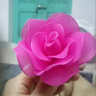 Combo vải voan làm hoa hồng