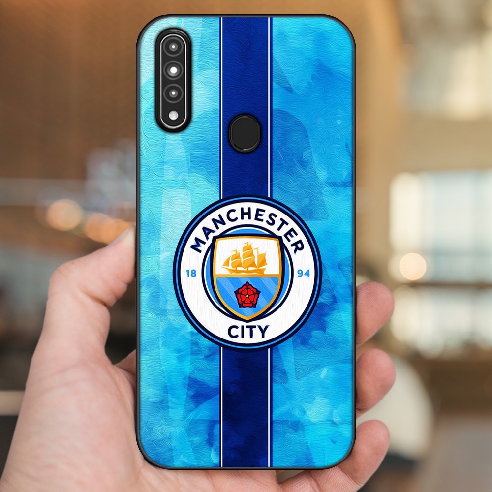 Ốp lưng Oppo A31, A8 viền đen in hình Manchester City MC