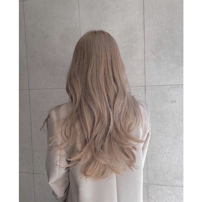 Thuốc nhuộm tóc NÂU TRÀ SỮA SÁNG | Tặng Oxy, vitaminE, bao tay, mũ trùm